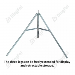 Reflective Tripod Warning Sign - Foldable Tripod Warning Sign